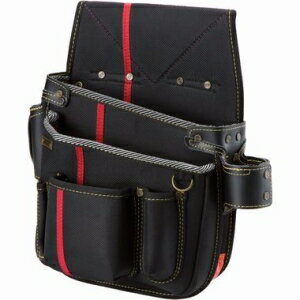 基陽 進化 ネイルバッグ (左腰用) 大 ブラック HSA09K