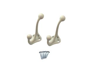 ハイロジック 17795 並型帽子掛 アイボリー 2個入