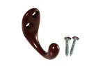ハイロジック T-654 コ-トフック 茶 1個入