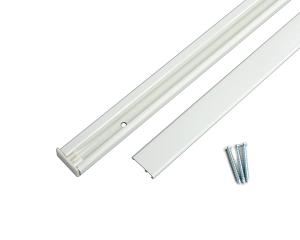 HILOGIC ハイロジック 角型フックレール 1m ホワイト