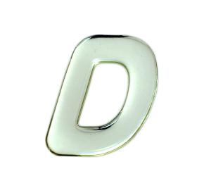 HIKARI 光 SM60-D シルバーメタル文字 D