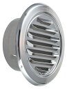 水上金属 ワールド ステンレス丸型ガラリ 外羽根 電解研磨 φ100 WRG-100P 【932-5312】