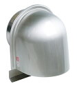 水上金属 ワールド ステンレスD型フード付ガラリ φ100 HL FD付 WDFDT-100 【932-5137】