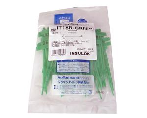 ヘラマンタイトン カラーマーキングタイ IT18R-GRN100P 緑 標準 屋内用