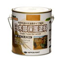ニッペホームプロダクツ ニッペ 水性木部保護塗料 0.7L チーク