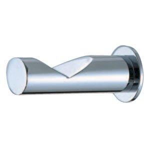 シロクマ ラバトリーフックA形 60ミリ クローム CB-43