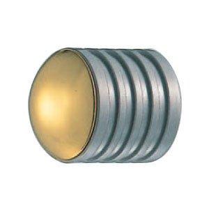 SHIROKUMA シロクマ パイロットツマミ 25Φ パールニッケル/純金 KB-101