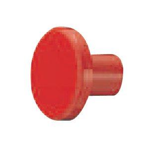 SHIROKUMA シロクマ カラーニューラウンドツマミ 大 赤 KZ-6