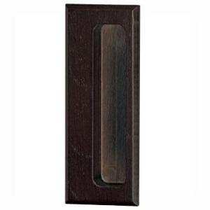 SHIROKUMA シロクマ リアル戸引手 105ミリ コゲ茶 MW-18