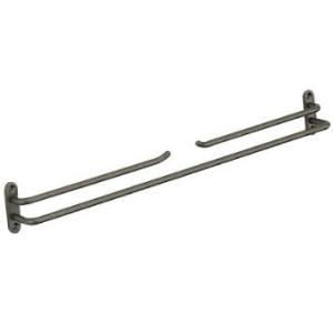 シロクマ B形二段掛棒 350ミリ シルバー塗装 NH-4 シロクマ B形二段掛棒 350ミリ シルバー塗装 NH-4