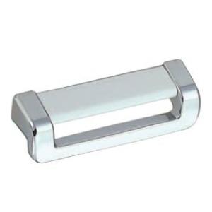 SHIROKUMA シロクマ バーディーハンドル 大 クローム/白 P-28