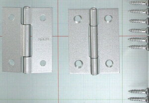 和気産業 厚口カラー丁番 VE-004 51mm シルバー 500500400