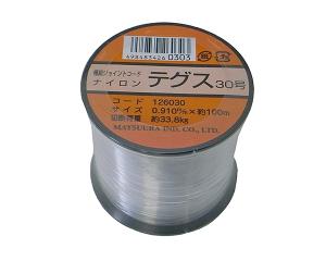 松浦工業 テグス 30号×100M 巻