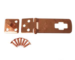 ストロング金属 ストロング ステンレス掛金銅メッキ仕様 光沢銅 70mm