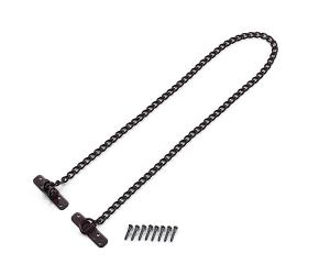 ニッサチェイン S-203 茶 転倒防止金具80cm2本入