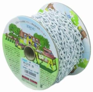 ニッサチェイン R-IJ17E 白 鉄カラー 三ッ組 15m巻(4.0)