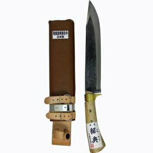 鋼典 鋼付山鉈 顎付コブ柄 和釘 C-30