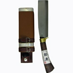 鋼典 鋼付 最高級鞘鉈 顎付 コブ柄 C-21