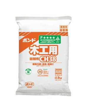 楽天市場】ボンド 木工用 ch38 3kg(ポリ袋)の通販