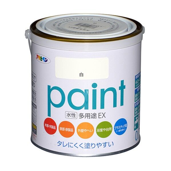 Coating, Repair, Various Materials - アサヒペン 水性多用途EX 0.7L 白 459312