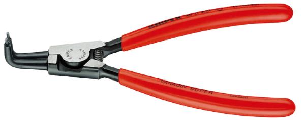 クニペックス KNIPEX 4621-A41 軸用スナップリングプライヤー 曲(SB) 4621-A41