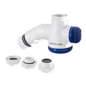 グリーンライフ シャワー付き蛇口コネクター混合栓二又タイプ SJC-03 7484500