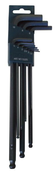 シグネット 35220 9PC ロングボールヘックスレンチセット(ブルーコーティング 35220