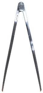 シンワ測定 鋼製コンパス(超硬チップ付 F-2 40CM 77546