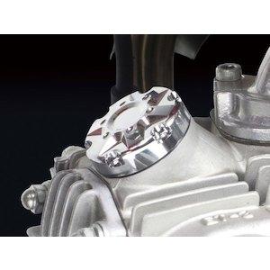 SP武川 アルミ削り出しタペットキャップタイプ1(クロームメッキ)　モンキー.ゴリラ.モンキーR.ダックス　品番：00-01-0377