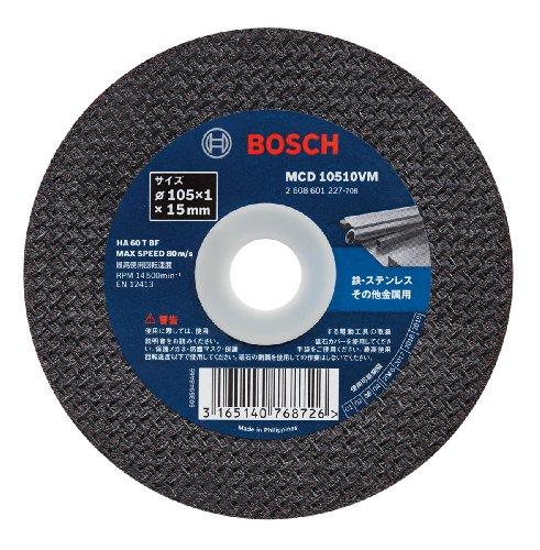 【在庫限即納】BOSCH ボッシュ 切断砥石 105×1.0×15 10枚入りVシリーズ MCD10510VM10
