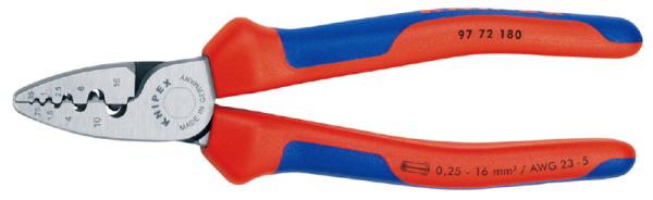 クニペックス KNIPEX 9772-180 エンドスリーブ用圧着ペンチ 9772-180