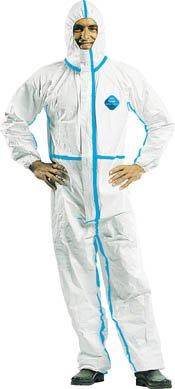 デュポン(TM) タイベック(R) ソフトウェア3型 ワンピース保護服 XXL TV3