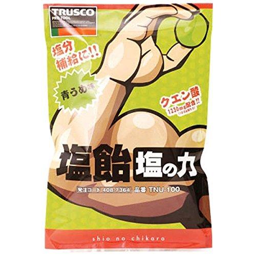 TRUSCO トラスコ中山 TRUSCO 塩飴 塩の力 100g袋入 青梅味 TNU100