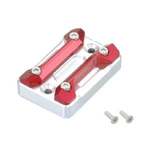 キタコ(KITACO) (524-0002110)マスターシリンダーキャップ　TYPE-2/P44.9(シルバー＆レッド)