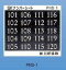 新協和 ナンバーシート番号・文字:601～620