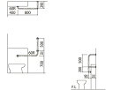 新協和 バリアフリー手摺洋式トイレ用32L