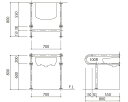 新協和 バリアフリー手摺 洗面・手洗器用標準取38mmヘアライン
