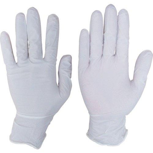 宇都宮製作 シンガーニトリルディスポ手袋 No.110 ホワイト パウダーフリー(100枚) M
