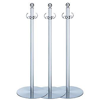 シロクマ フロアパーティションポール FPP-0109 クローム/ヘアーライン 【707-1125】※1本