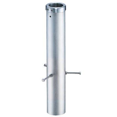 シロクマ 着脱式 埋込み支柱ベース 45 ヘアーライン ABR-840