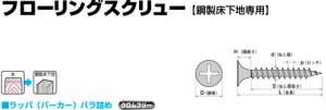 ヤマヒロ フローリングスクリュー　S35F　「ケース販売」　 【010-0904】【入数:8000】