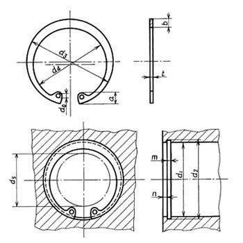 コノエ スナップリング穴用 R-18 入数38