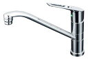 KVK 流し台用シングルレバー式混合栓 eレバーKM5051TEC