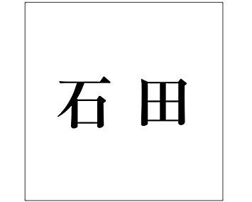 HILOGIC ハイロジック キリモジ ゴシック ブラック 100×100ミリ用 石田