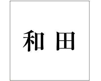 HILOGIC ハイロジック キリモジ ゴシック ブラック 160×160ミリ用 和田