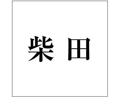 HILOGIC ハイロジック キリモジ ゴシック ブラック 160×160ミリ用 柴田