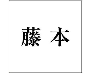 HILOGIC ハイロジック キリモジ ゴシック ブラック 160×160ミリ用 藤本