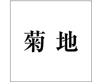 HILOGIC ハイロジック キリモジ ゴシック ブラック 200×200ミリ用 菊地