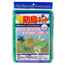 ダイオ化成 軽々防鳥ネット 10mm目 緑 2×10m