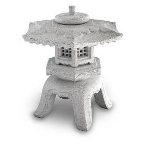 石原 NXstyle 御影調 角雪見灯籠 1尺5寸 1316012 (1028175)